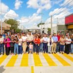 Inauguraron Alcalde y vecinos pavimentación hidráulica de la colonia Revolución Obrera