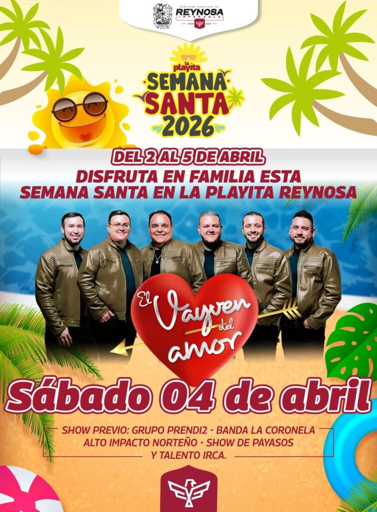 Disfruta hoy sábado El Vayvén del Amor en La Playita de Reynosa