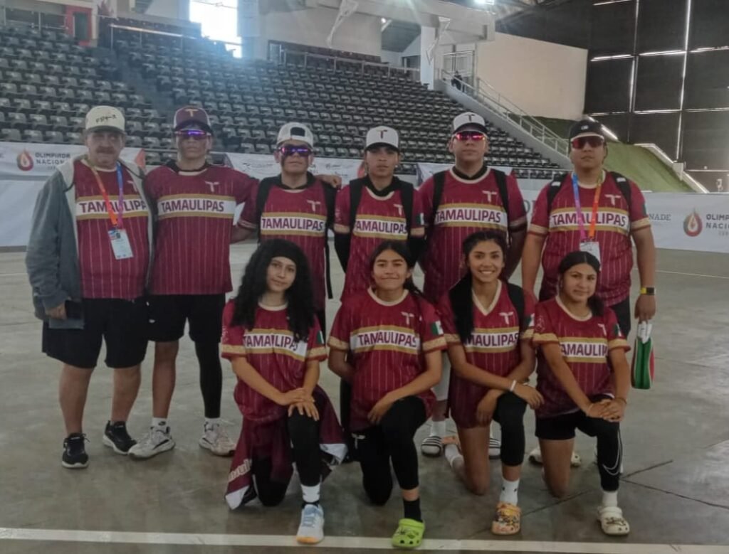 Brillan los seleccionados de Reynosa de Beisbol 5 en la Olimpiada Nacional CONADE