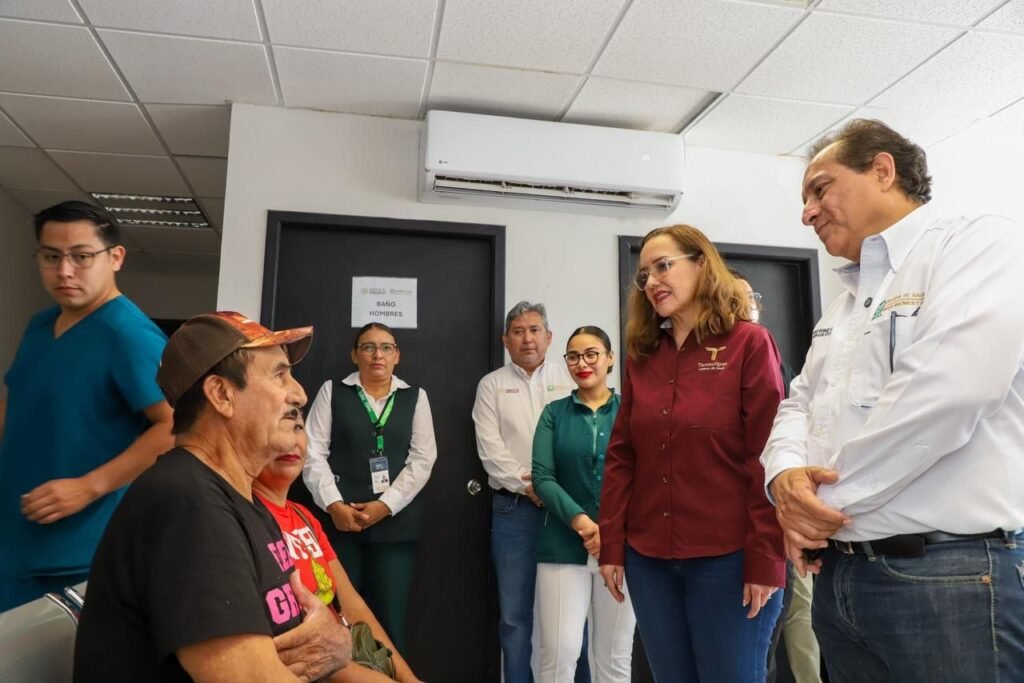 Supervisó secretaria de Salud módulos de atención médica del Operativo de Semana Mayor en La Pesca en Soto la Marina