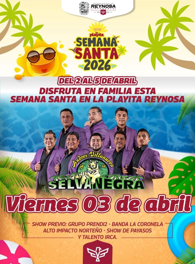🌴☀️ ¡Hoy se vive el mejor ambiente en La Playita Reynosa! 🎶🔥