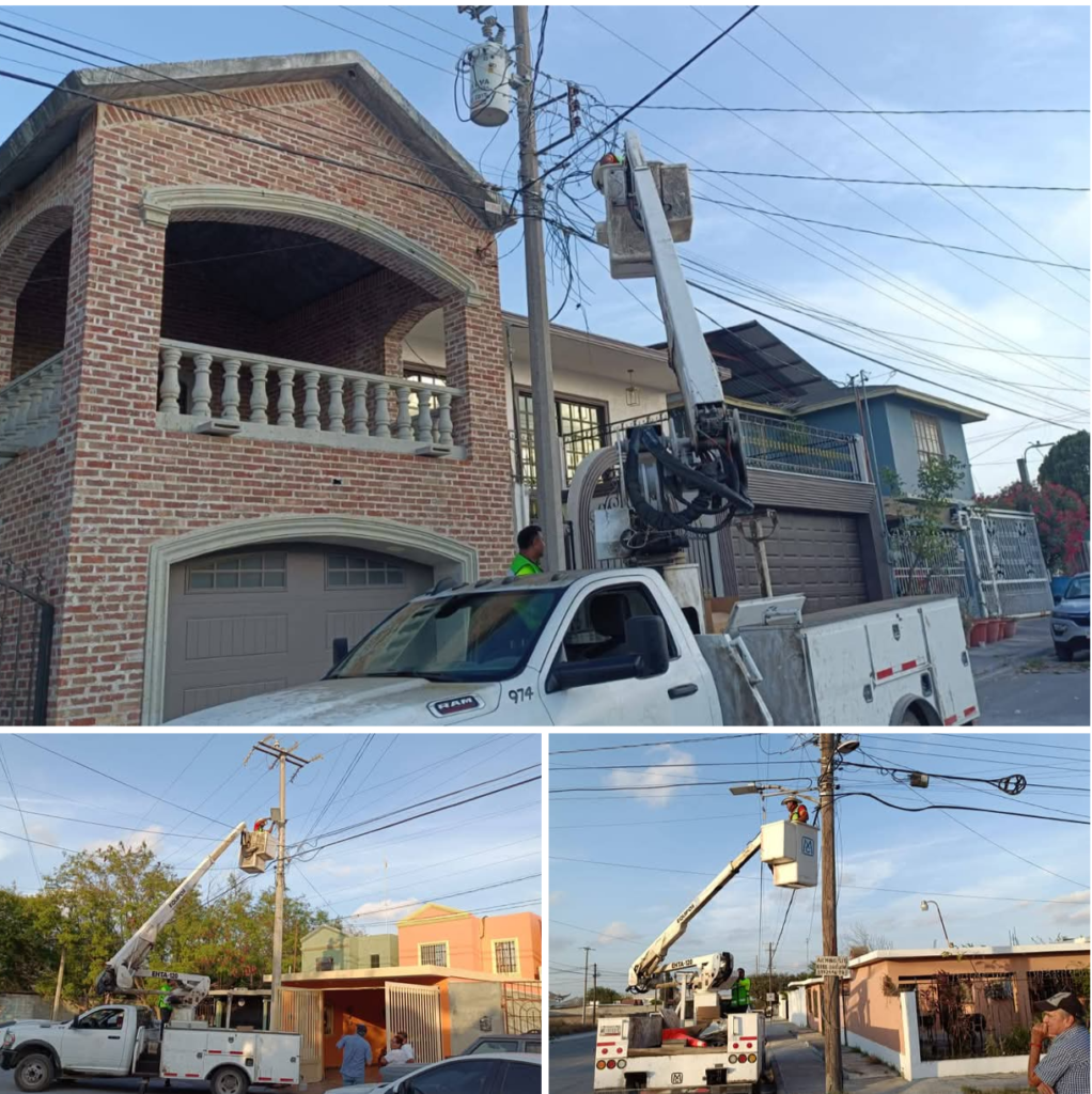 Rehabilita Gobierno de Reynosa alumbrado público en toda la ciudad