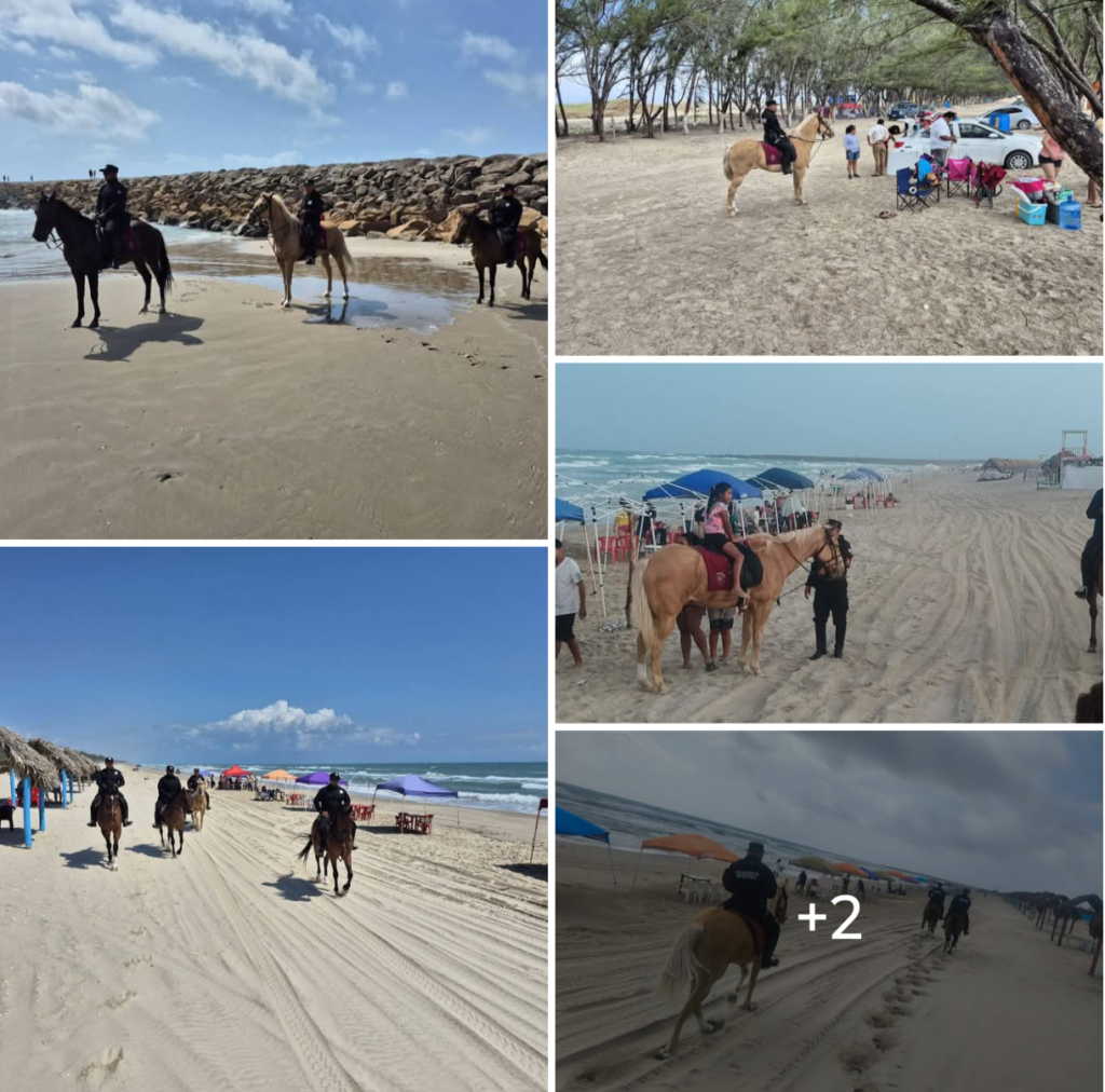 Agrupamiento Montado brinda seguridad y atención en Soto la Marina