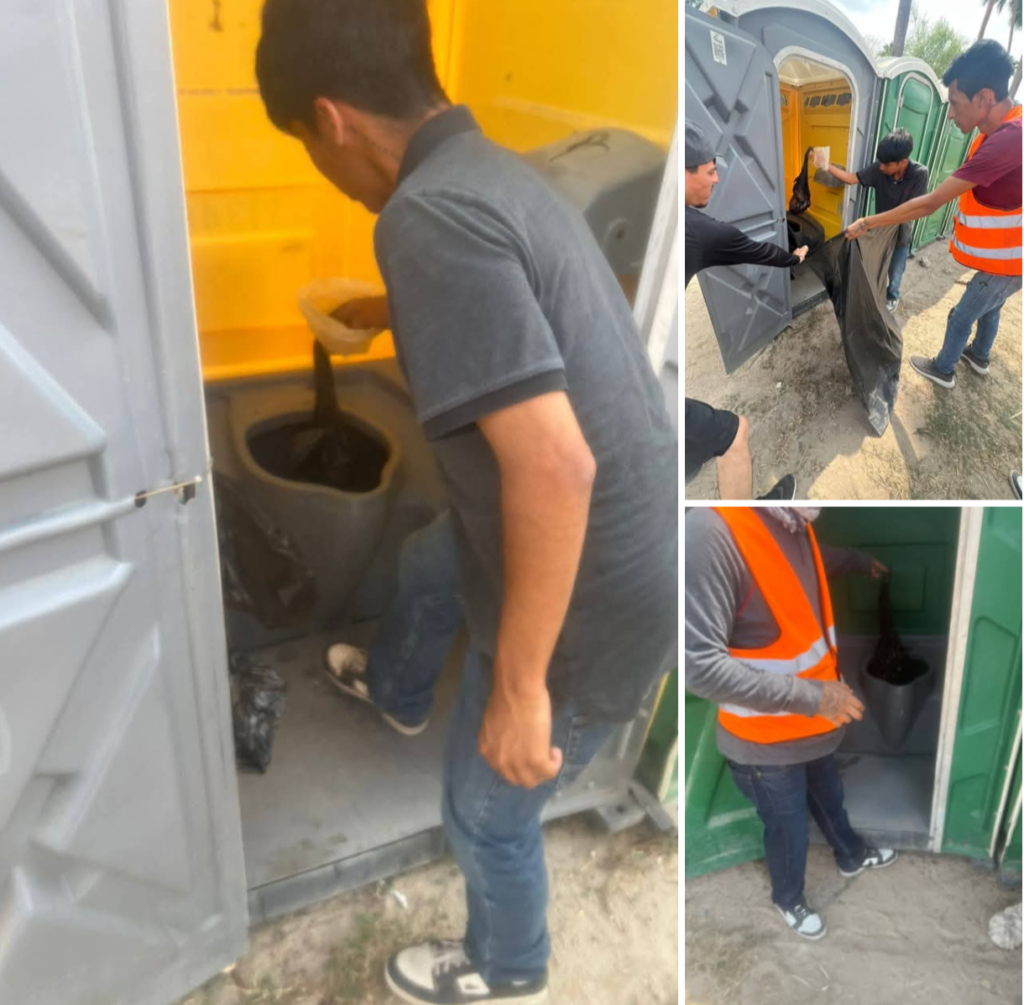 Sabotean baños portátiles en La Playita