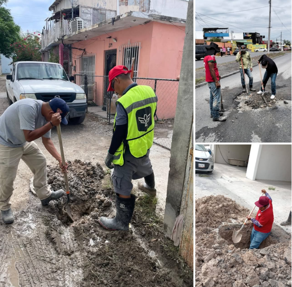 Reparó COMAPA fugas de agua potable en distintos puntos de Reynosa