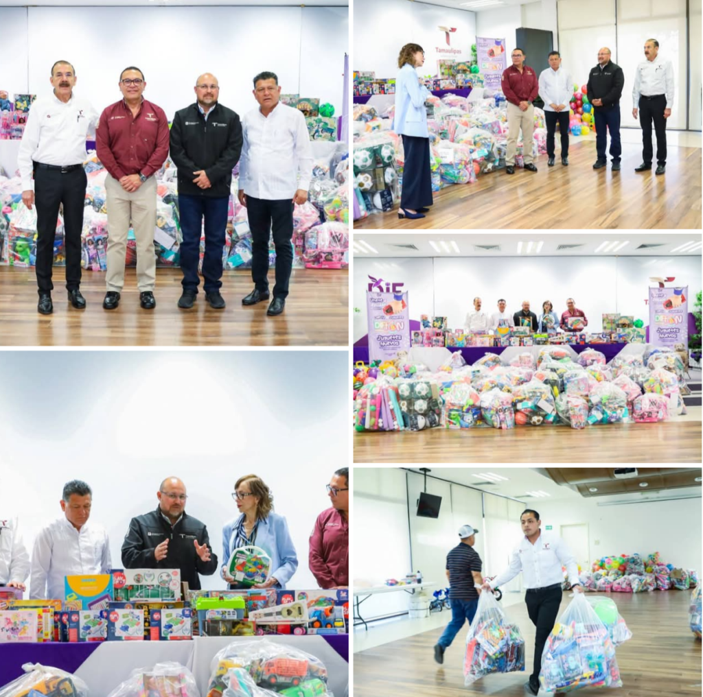 Entrega secretario general de Gobierno donativos de la colecta DIFTON 2026 en vísperas del Día de la Niña y el Niño