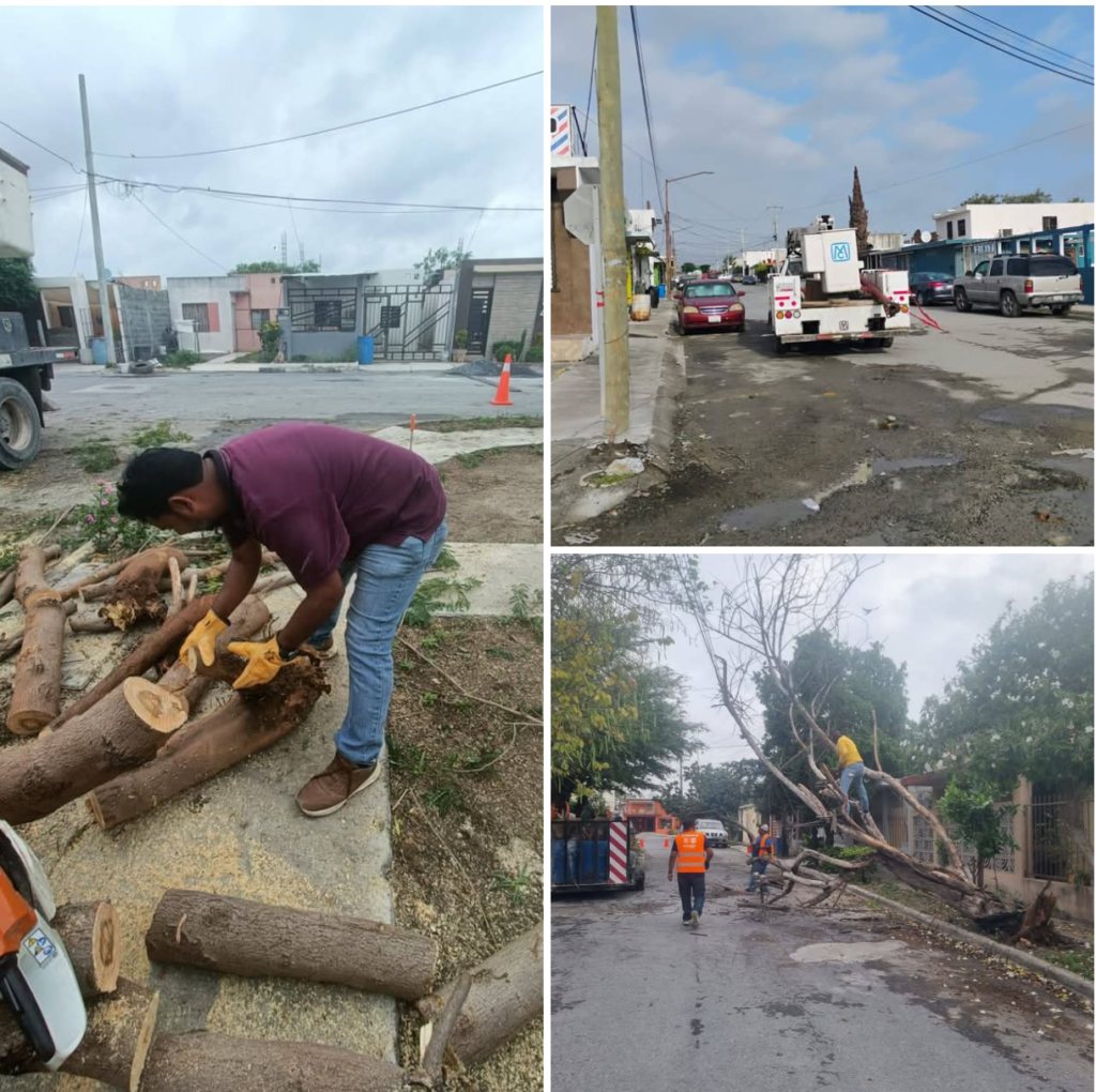 Restableció Gobierno de Reynosa daños causados por ñas lluvias
