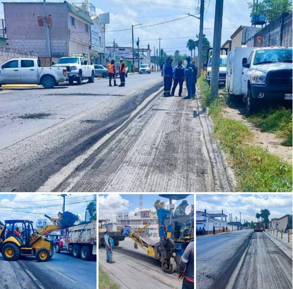 Rehabilitó Gobierno de Reynosa pavimento de la calle José de Escandón