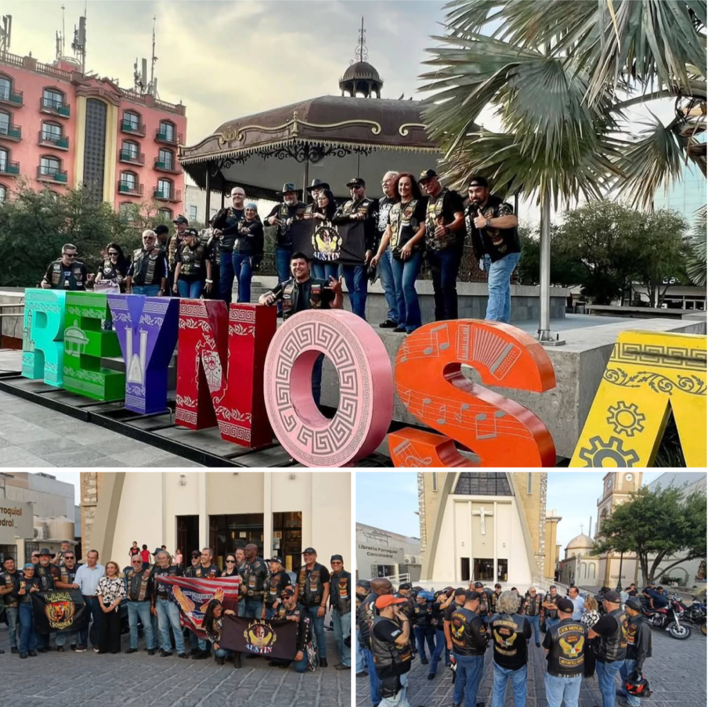 Visitó Reynosa Caravana internacional de Motociclistas LAMA