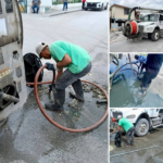 Coordina Carlos Peña Ortiz desazolve de red sanitaria con equipos de Obras Públicas