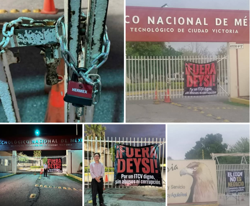 Encadenado amanece el Tec de Victoria