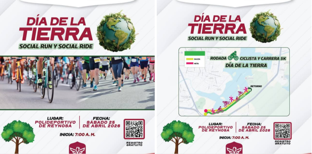 Celebrará Gobierno de Carlos Peña Ortiz el Día de la Tierra con Social Run y Social Ride
