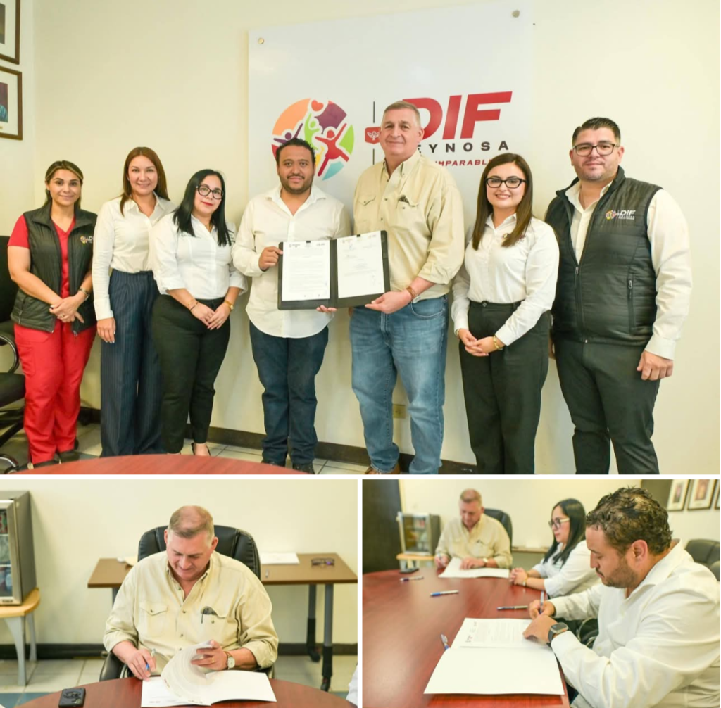 Firma DIF-Reynosa convenio para fortalecer la salud visual de la ciudadanía