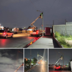 Rehabilita Gobierno de Carlos Peña Ortiz alumbrado público en Hacienda Del Sol