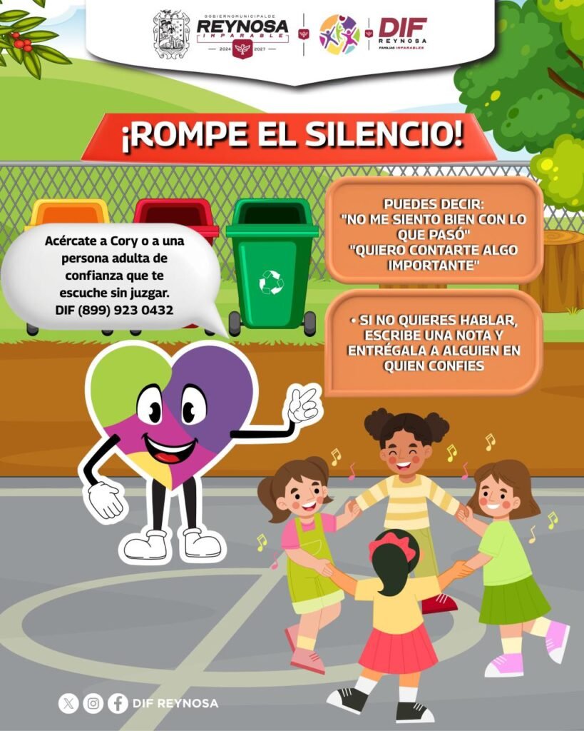 Promueve DIF-Reynosa la confianza y comunicación en la niñez