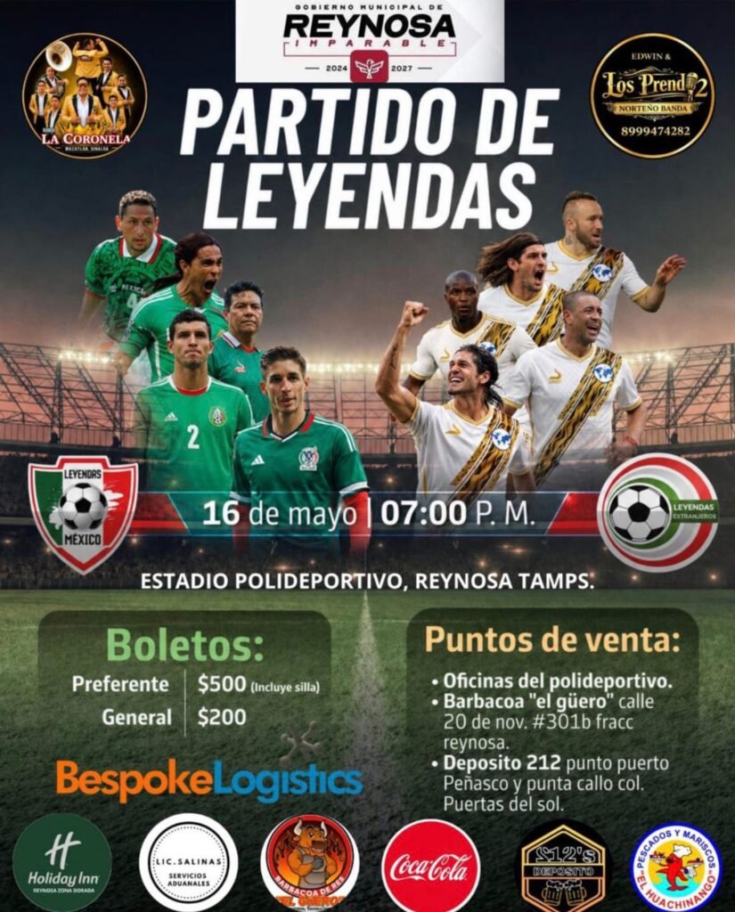 ⚽🔥 ¡Noche de leyendas en Reynosa! 🔥⚽
