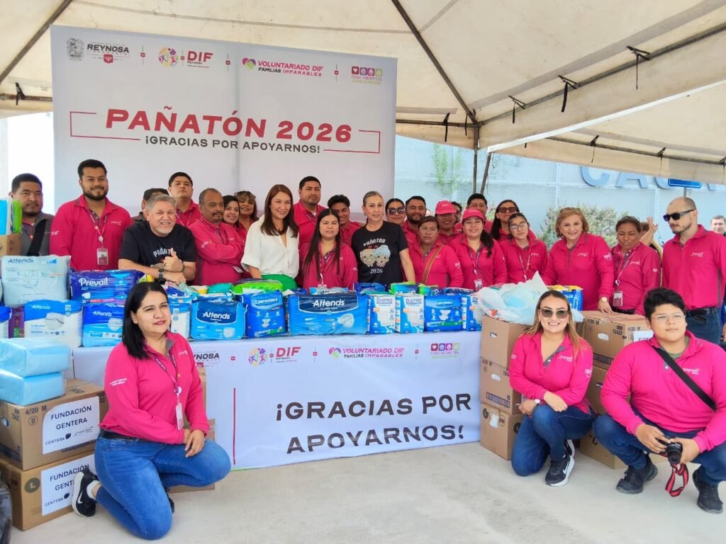 Hoy sábado Pañatón 2026; Llama DIF-Reynosa a participar