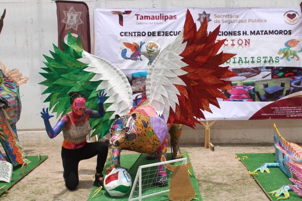 Participan CEDES Matamoros y Altamira en convocatoria nacional de elaboración de alebrijes mundialistas
