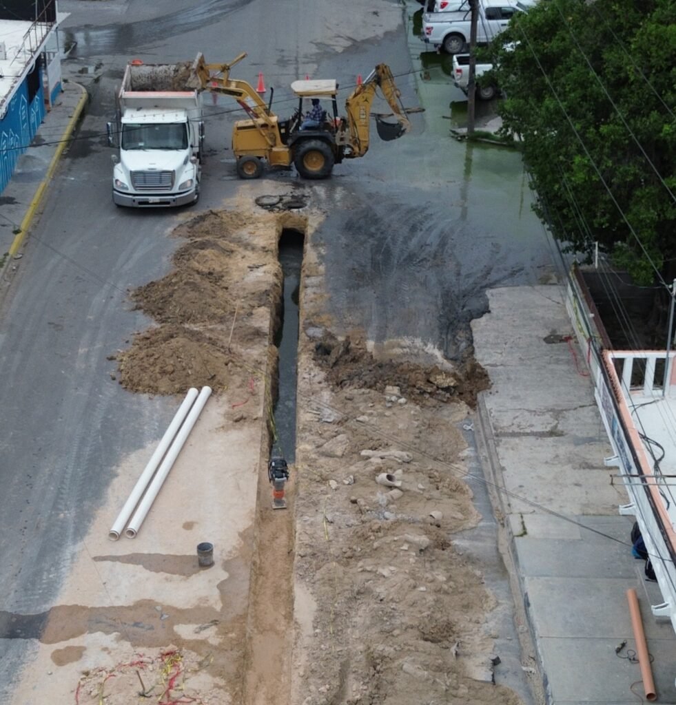 La COMAPA de Reynosa fortalece acciones en redes de agua potable y drenaje sanitario