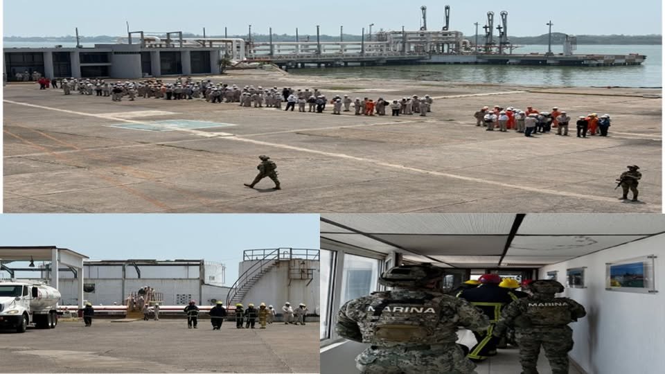 Se sumaron instalaciones de Pemex al Primer Simulacro Nacional 2026