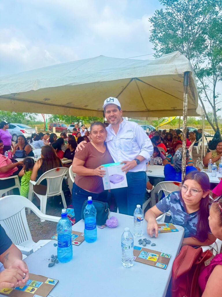 Convivió Luis Miguel Iglesias con familias de Puerta Sur