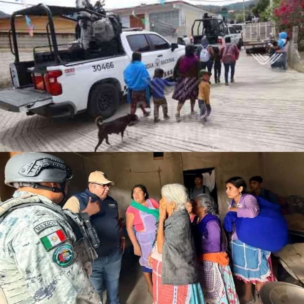 🚨 DRONES, CASAS EN LLAMAS Y COMUNIDADES DESPLAZADAS: EJÉRCITO Y GUARDIA NACIONAL ENTRAN A CHILAPA 🔥