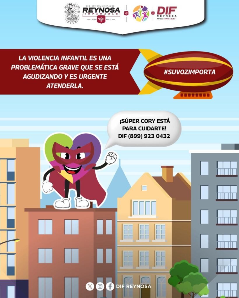 Llama DIF-Reynosa a proteger el bienestar de la niñez reynosense