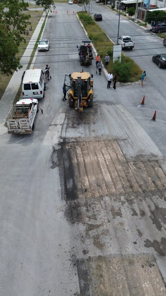 Avanza el Programa de Bacheo más Grande en la Historia de Reynosa en Fraccionamiento Terranova