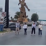 Bloquean bulevar Hidalgo en protesta por ola de violencia