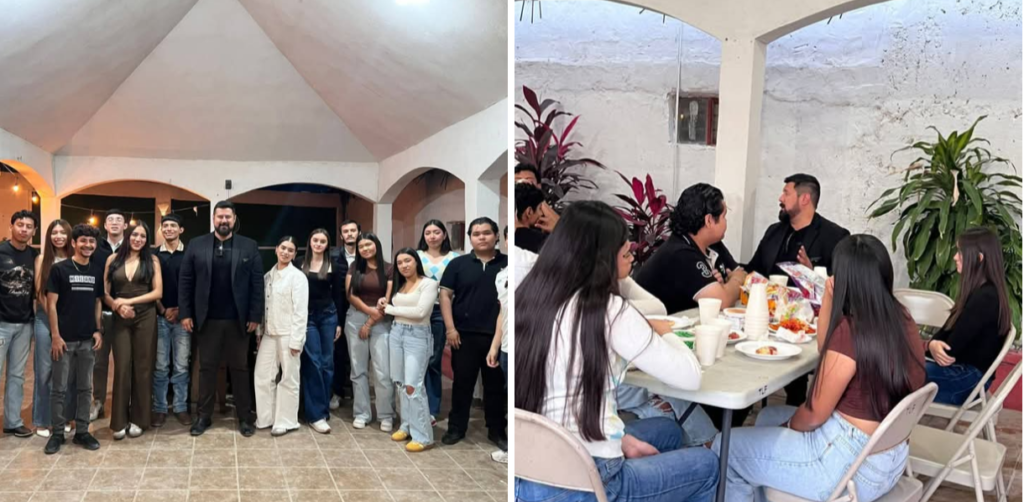 Mauricio De Alejandro dialogó con universitarios sobre el futuro social y democrático en Reynosa