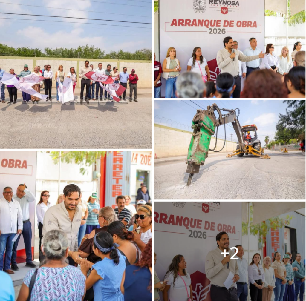 Celebraron en el Fraccionamiento Reynosa visita y obra del Alcalde Carlos Peña Ortiz