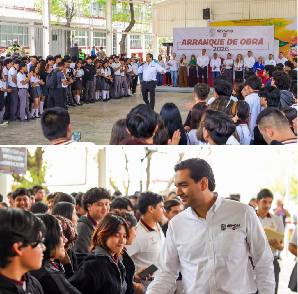 Reconoce comunidad estudiantil a Carlos Peña Ortiz por fortalecer educación en Reynosa