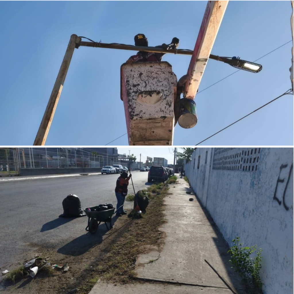 Cumple Gobierno Municipal de Reynosa labor de limpieza y rehabilitación