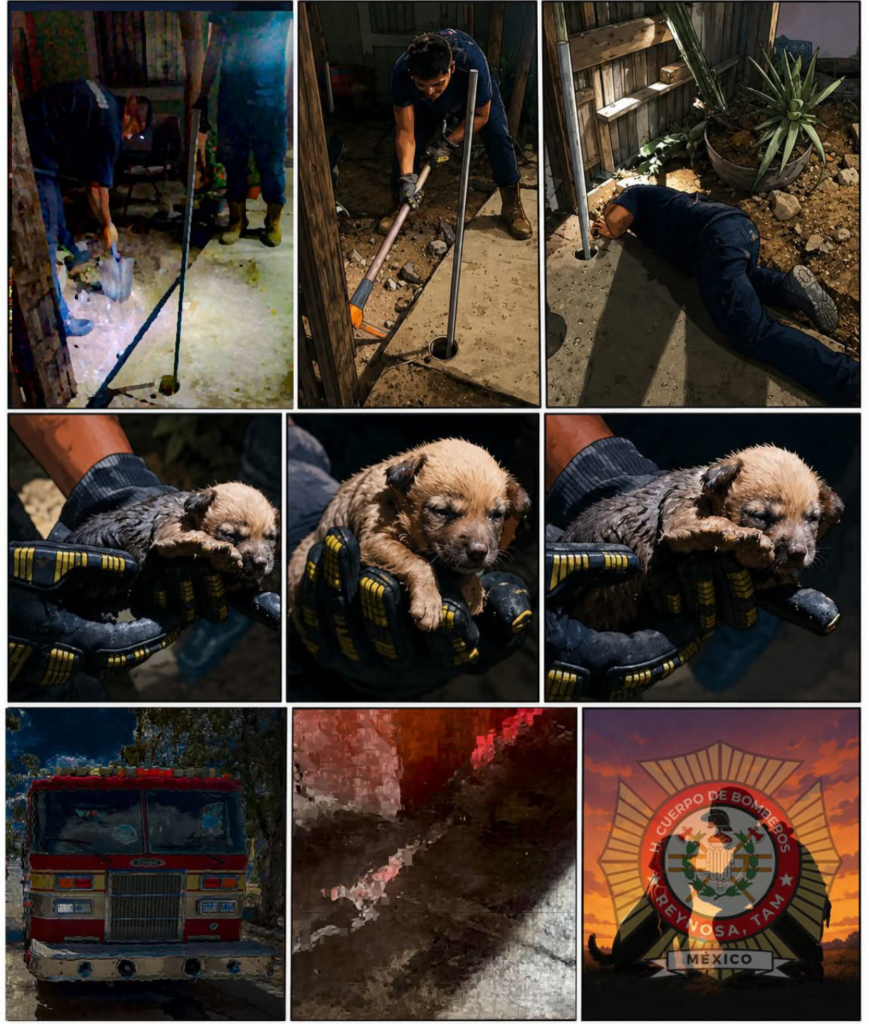 Una llamada muy especial: ¡un cachorrito estaba atrapado en un lugar peligroso!