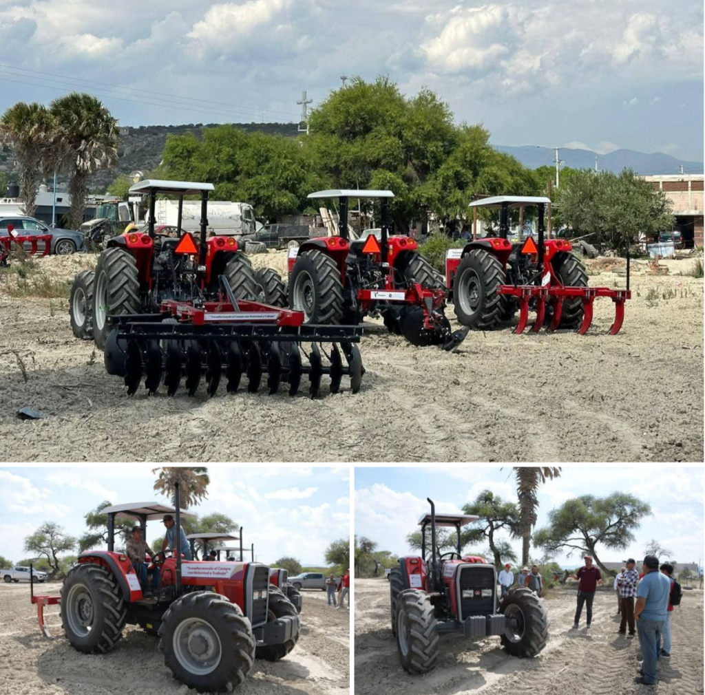 Fortalece Gobierno de Tamaulipas productividad agrícola con Central de Maquinaria