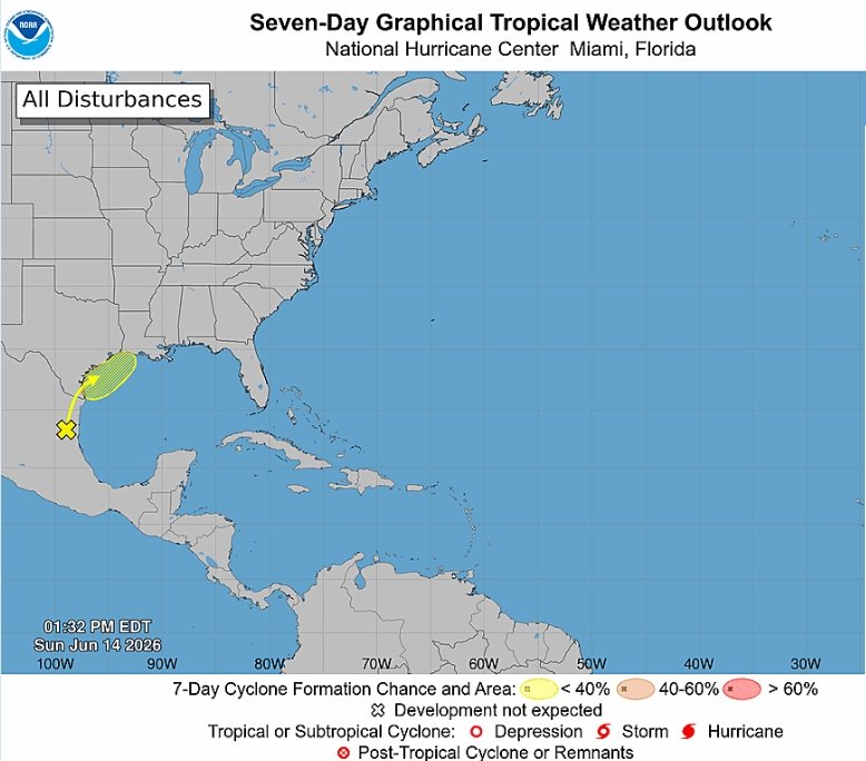 Sistema tropical afectará a Reynosa