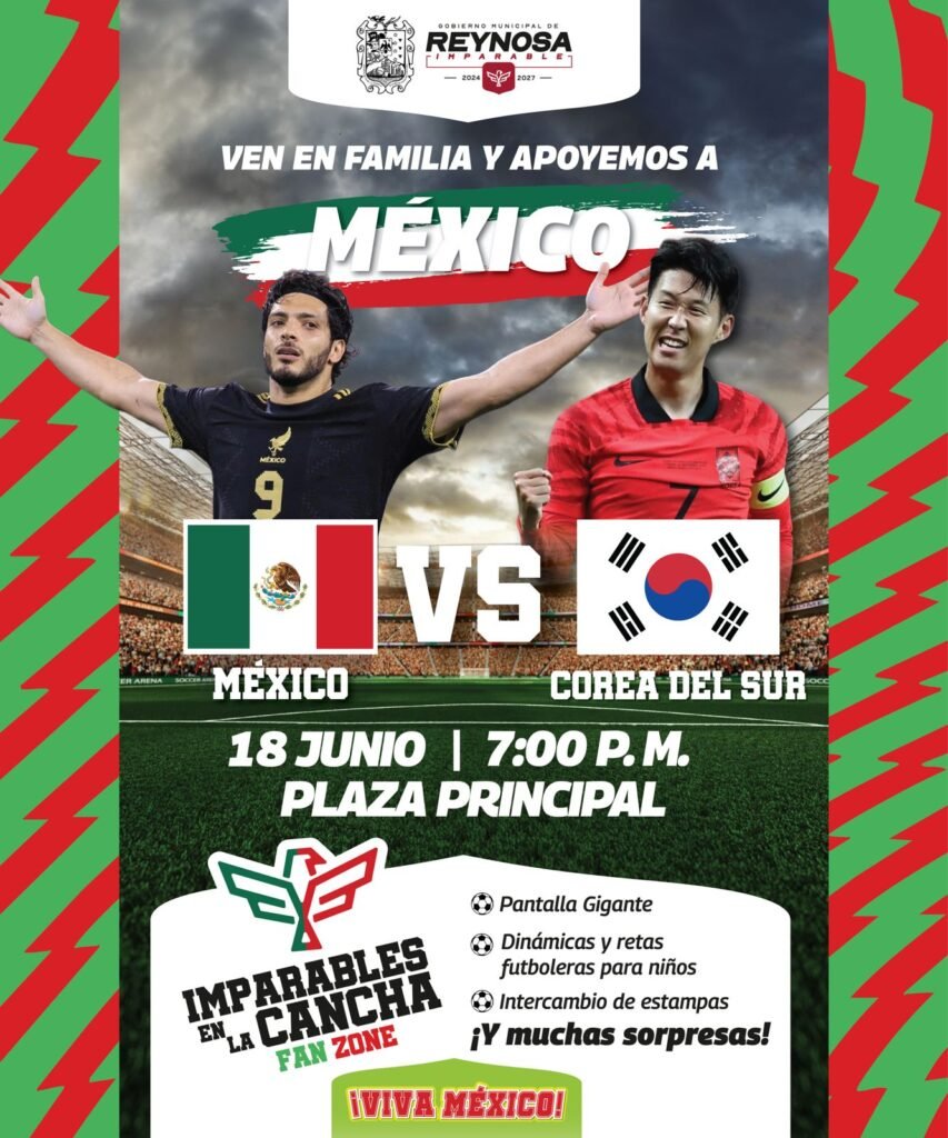 Disfruta en la Fan Zone “Imparables en la Cancha” el juego de la Selección Mexicana