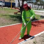 Devuelve Carlos Peña Ortiz vida y color a la plaza de Congregación Garza con trabajo de rehabilitación
