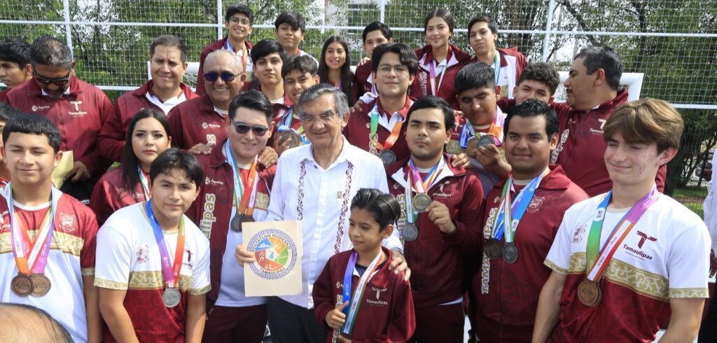 Reconoció Américo a las y los atletas tamaulipecos ganadores en la Olimpiada Nacional e impulsa infraestructura deportiva