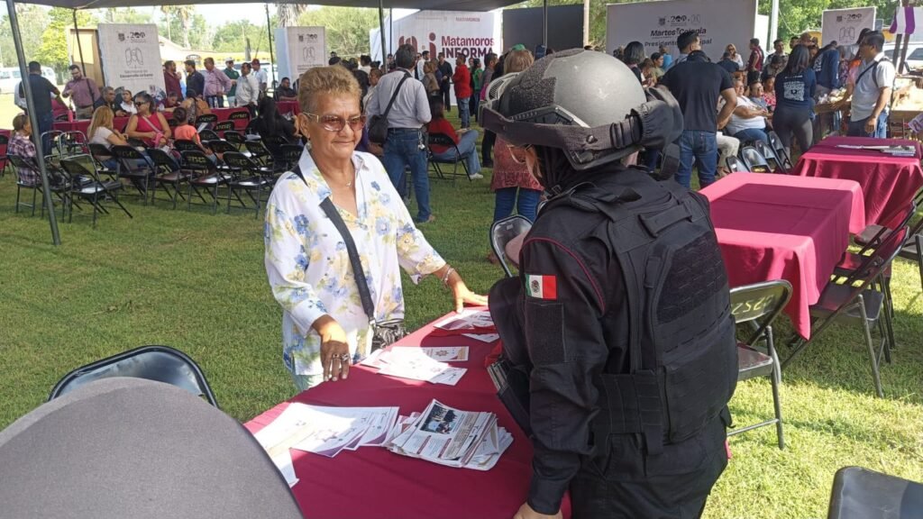 Refuerza Guardia Estatal de Género acciones de proximidad en zonas urbanas y rurales de Matamoros