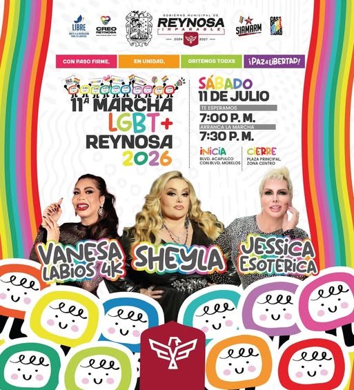 Preparan la 11ª Marcha LGBT+ 2026; convocan a celebrar la diversidad, la paz y la libertad
