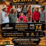 Convocan a convivio comunitario con Luis Miguel Iglesias en el Ejido El Grullo