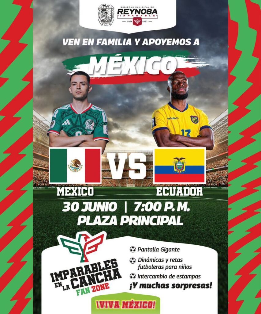 Imparables en la Cancha, disfruta en pantalla gigante el juego de México contra Ecuador