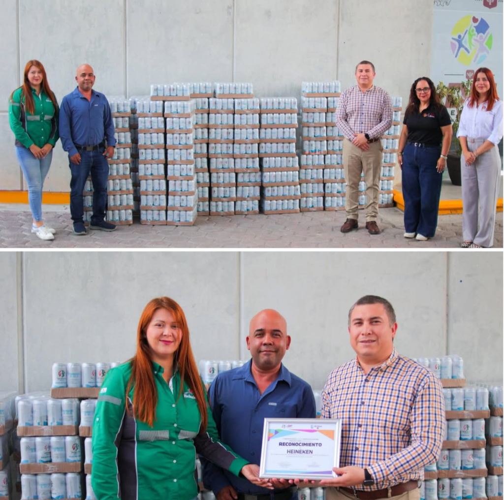 Agradece DIF-Reynosa donación de agua para apoyar a las familias