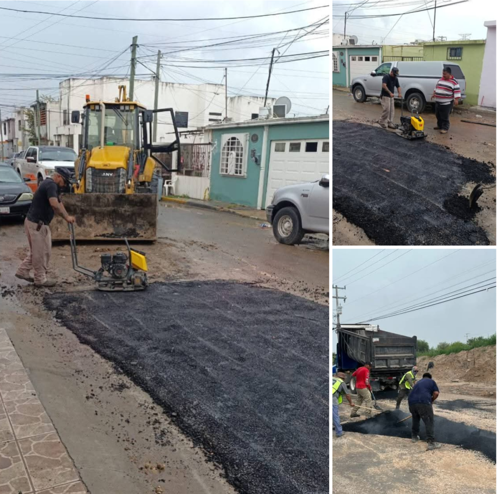 Realiza COMAPA trabajos de bacheo en sectores intervenidos por obras de reparación