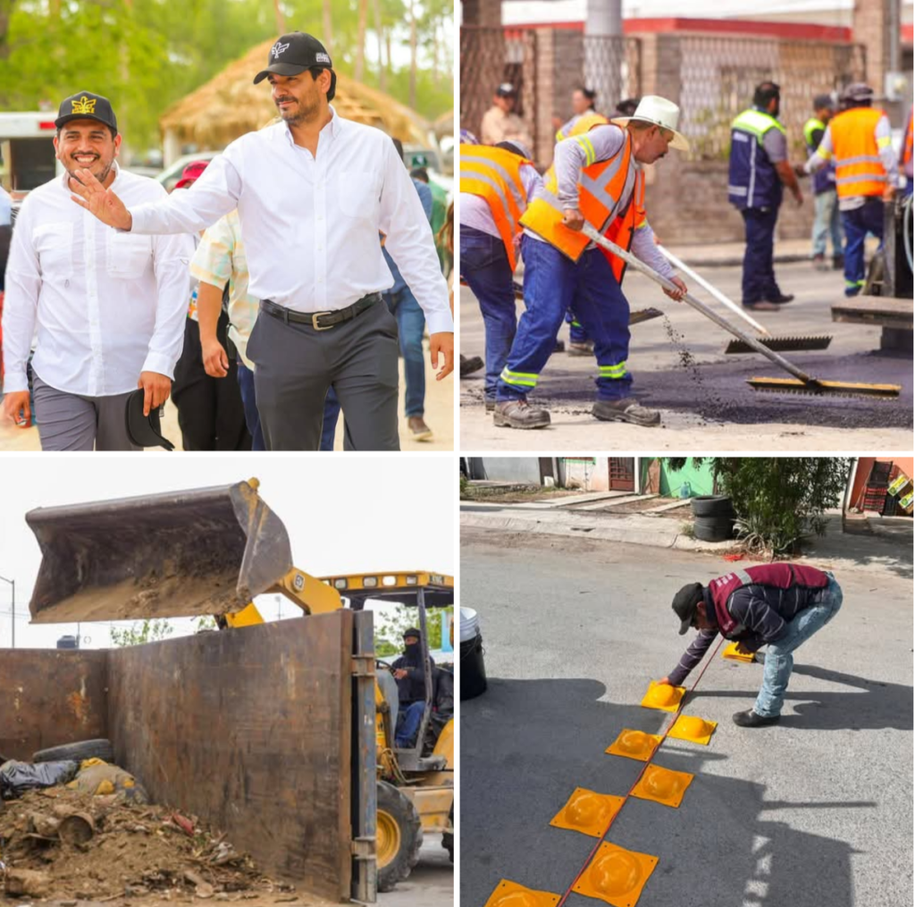 Antonio Chávez destaca presencia permanente de cuadrillas en las colonias de Reynosa