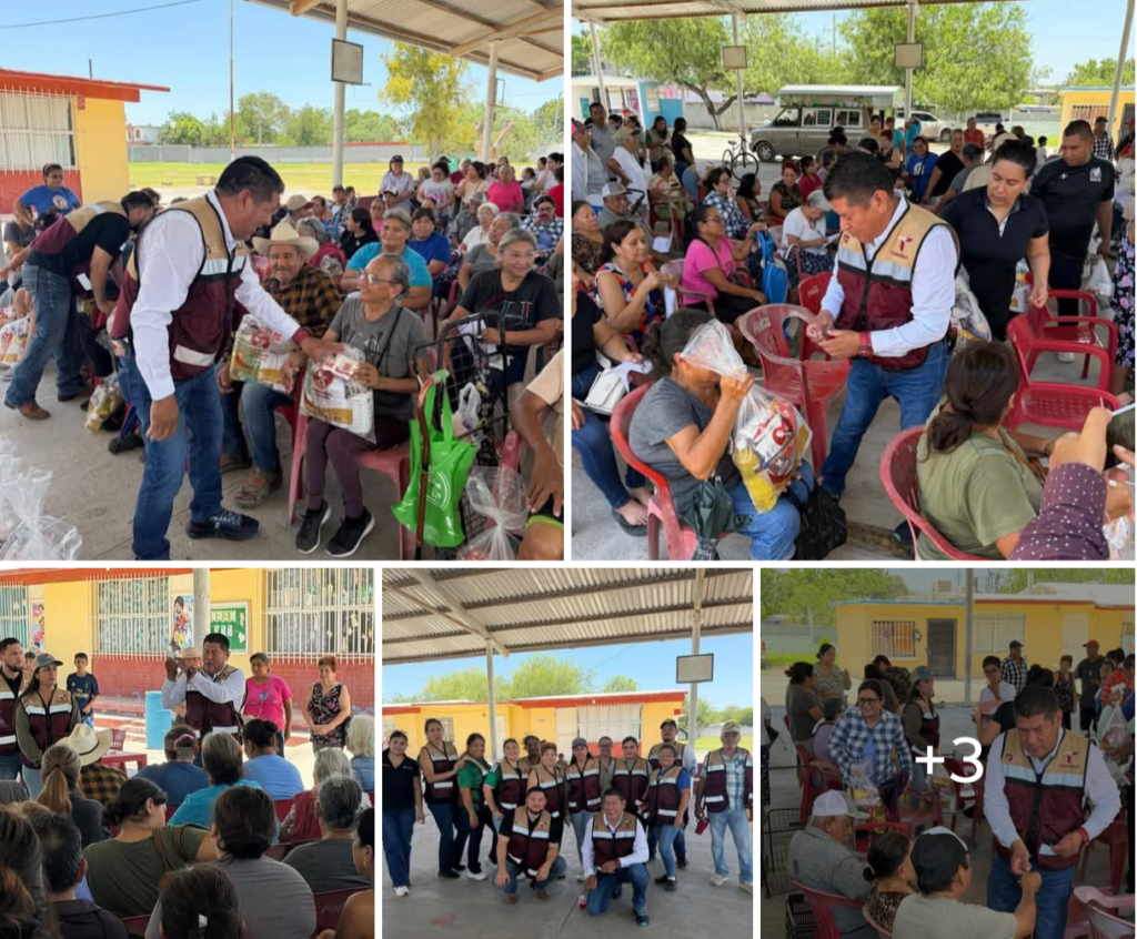 Samuel Badillo supervisa entrega del programa Alimentando tu Bienestar en Reynosa