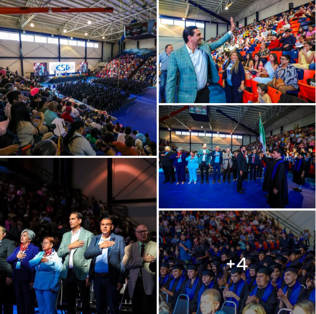 Apadrinó a la Generación 2023-2026 de la Secundaria Carmen Serdán el Alcalde Carlos Peña Ortiz