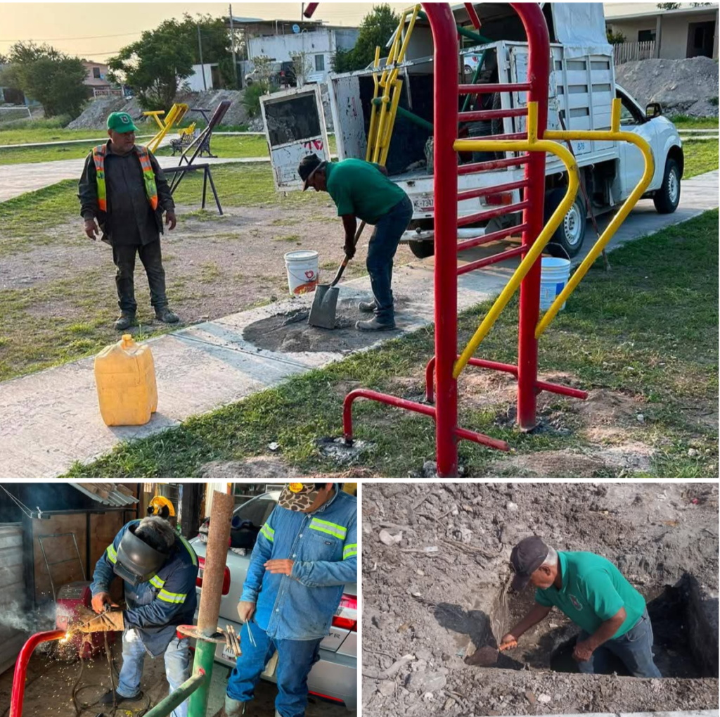 Instala Gobierno de Reynosa equipos ejercitadores en la colonia Tamaulipas