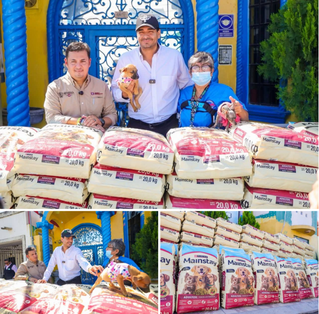 Entregó Carlos Peña Ortiz donativo de más de 3 Toneladas de croquetas